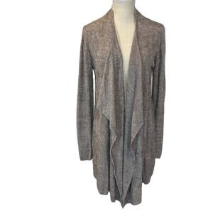 Barefoot Dreams Bamboo Chic Lite Calypso Taupe Wrap Cardigan L/XL 436